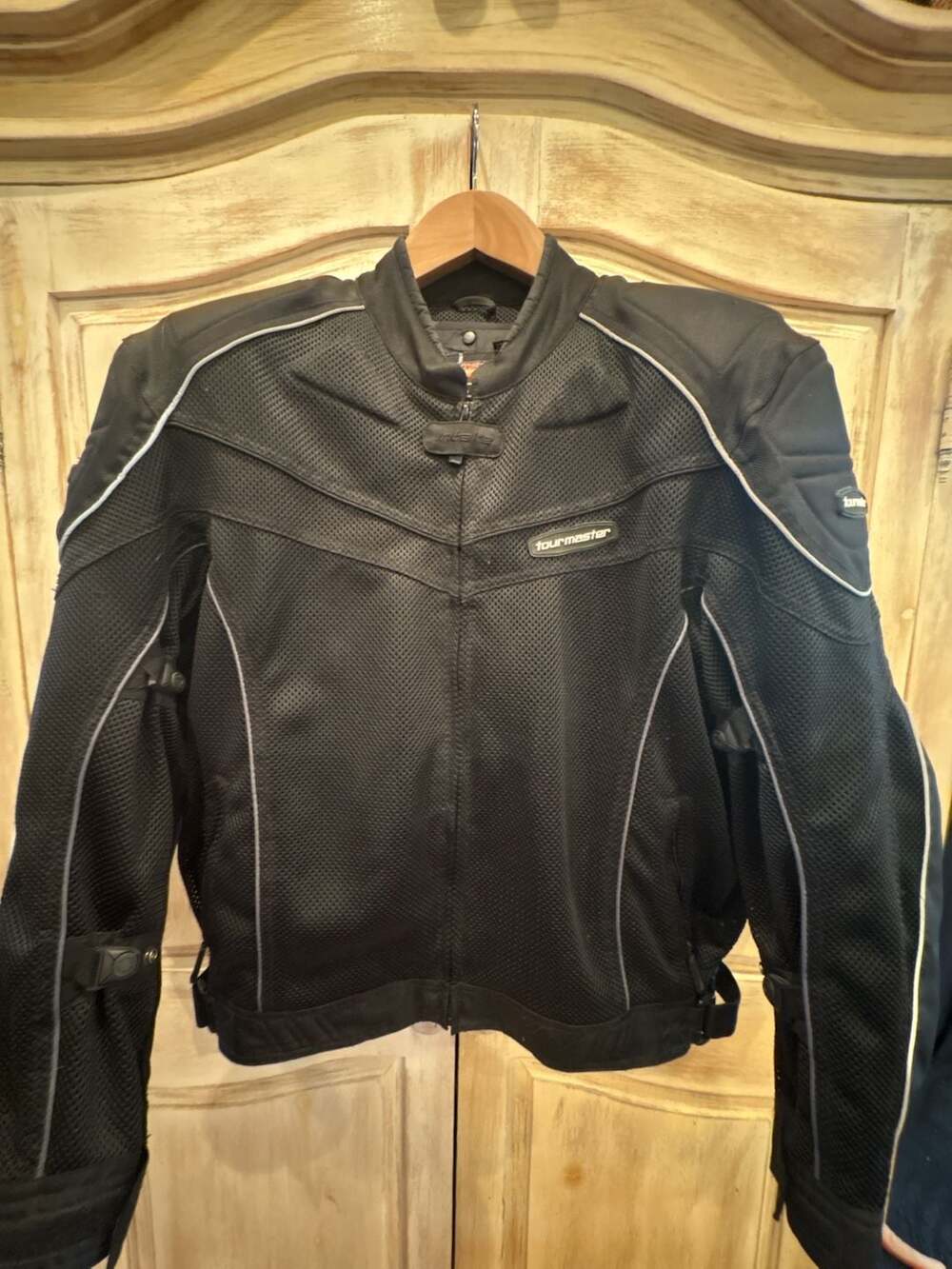Tourmaster Intake Series 2 Jacket Size XXL/48 Black Mesh Motorcycle